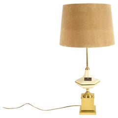 Hollywood Regency Brass Mariner Table Lamp Mid Century, Spain 70s