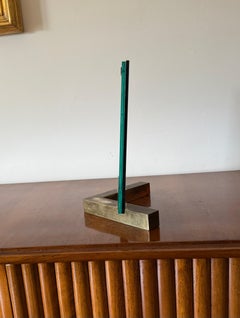 Hollywood regency brass picture frame, Gabriella Crespi style, Italy 1970s