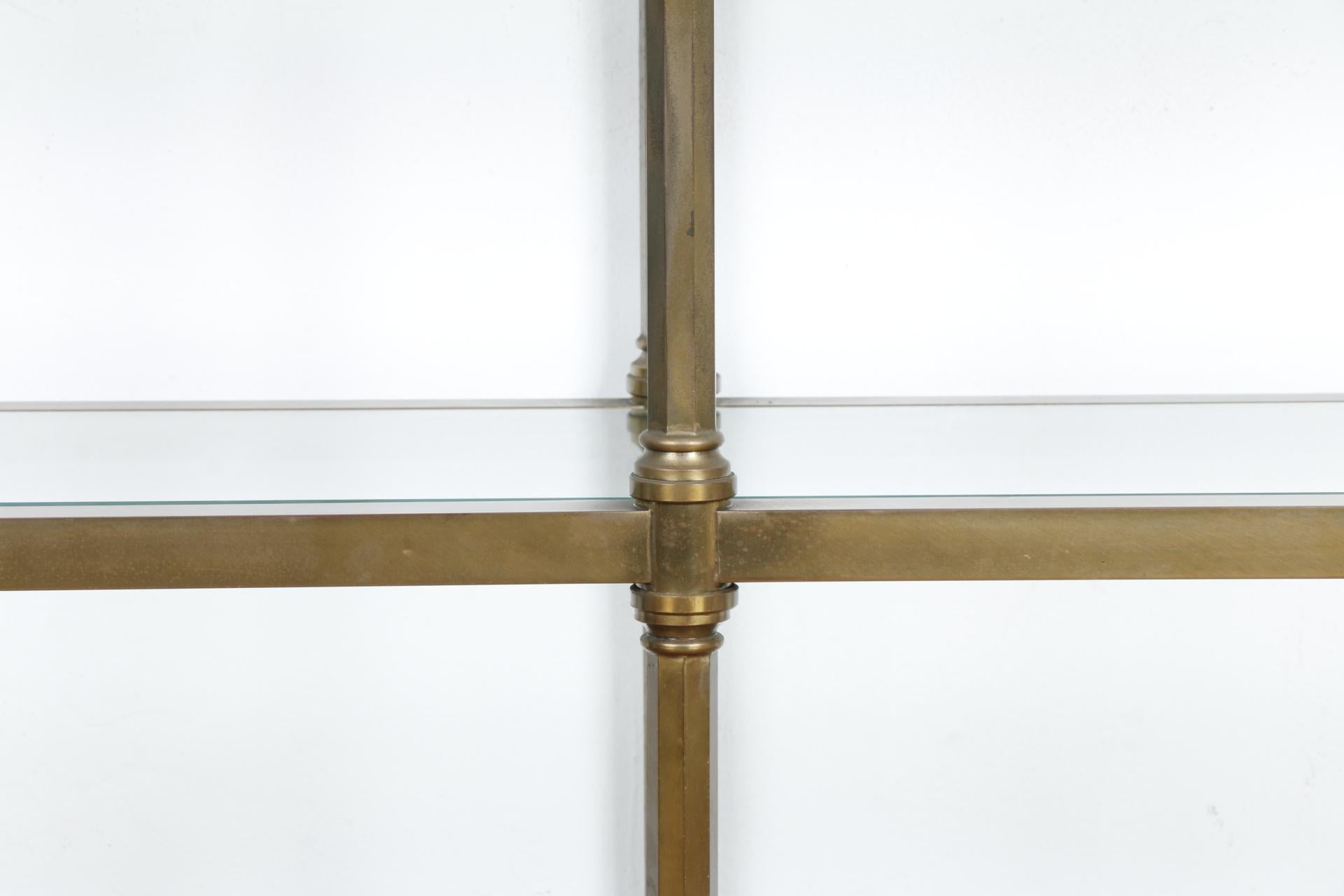 Hollywood Regency Brass Shelve 15