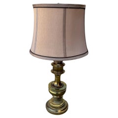 Lampada da tavolo in stile Hollywood Regency in ottone Stiffel
