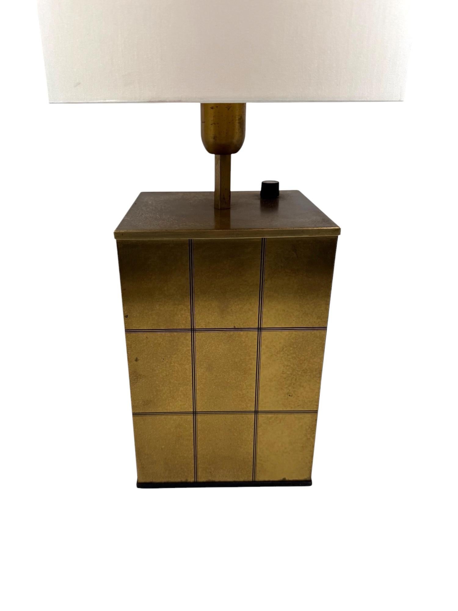 Hollywood regency brass table lamp base, Romeo Rega Italy, 1970s For Sale 6