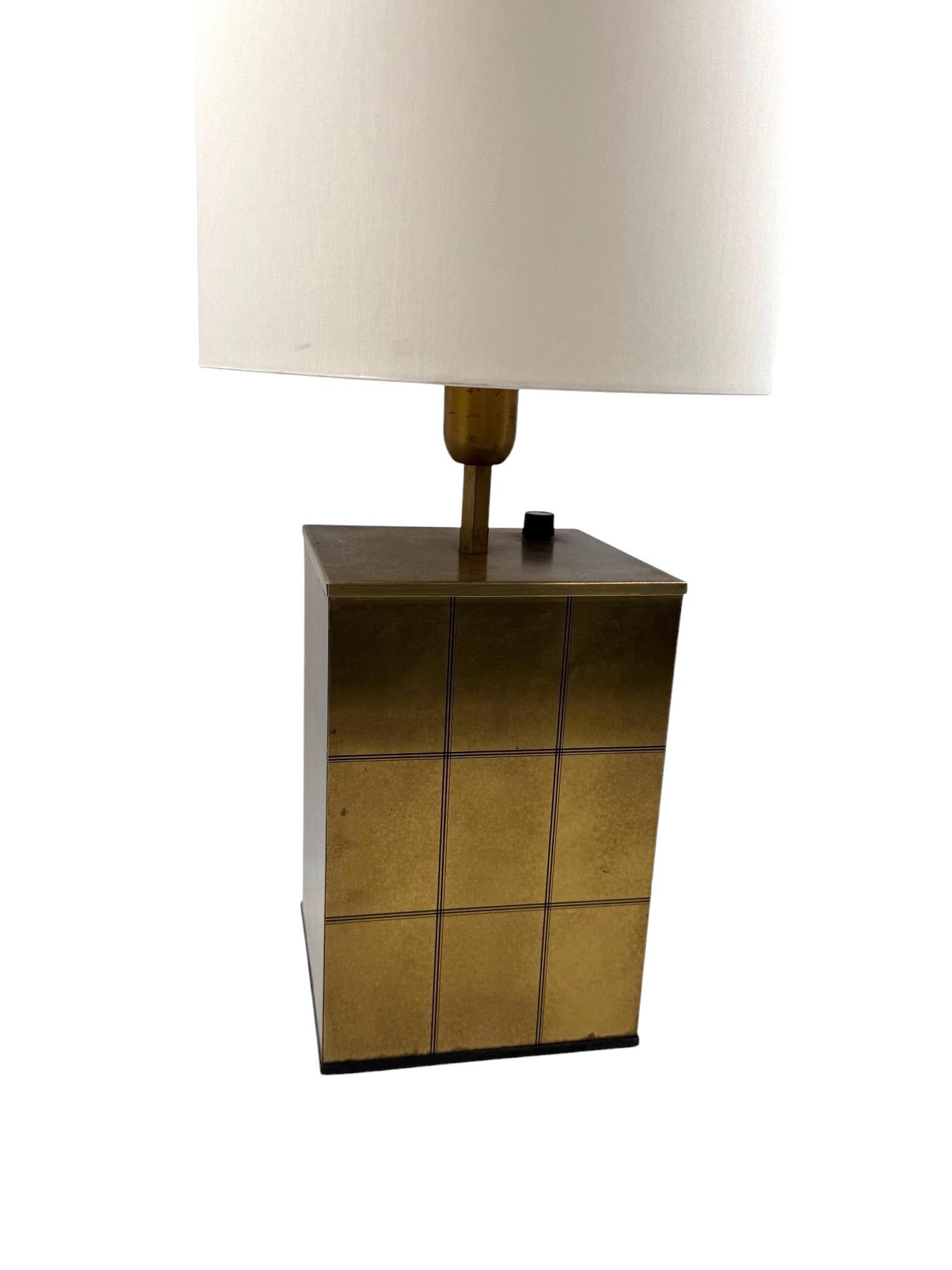 Hollywood regency brass table lamp base, Romeo Rega Italy, 1970s For Sale 7