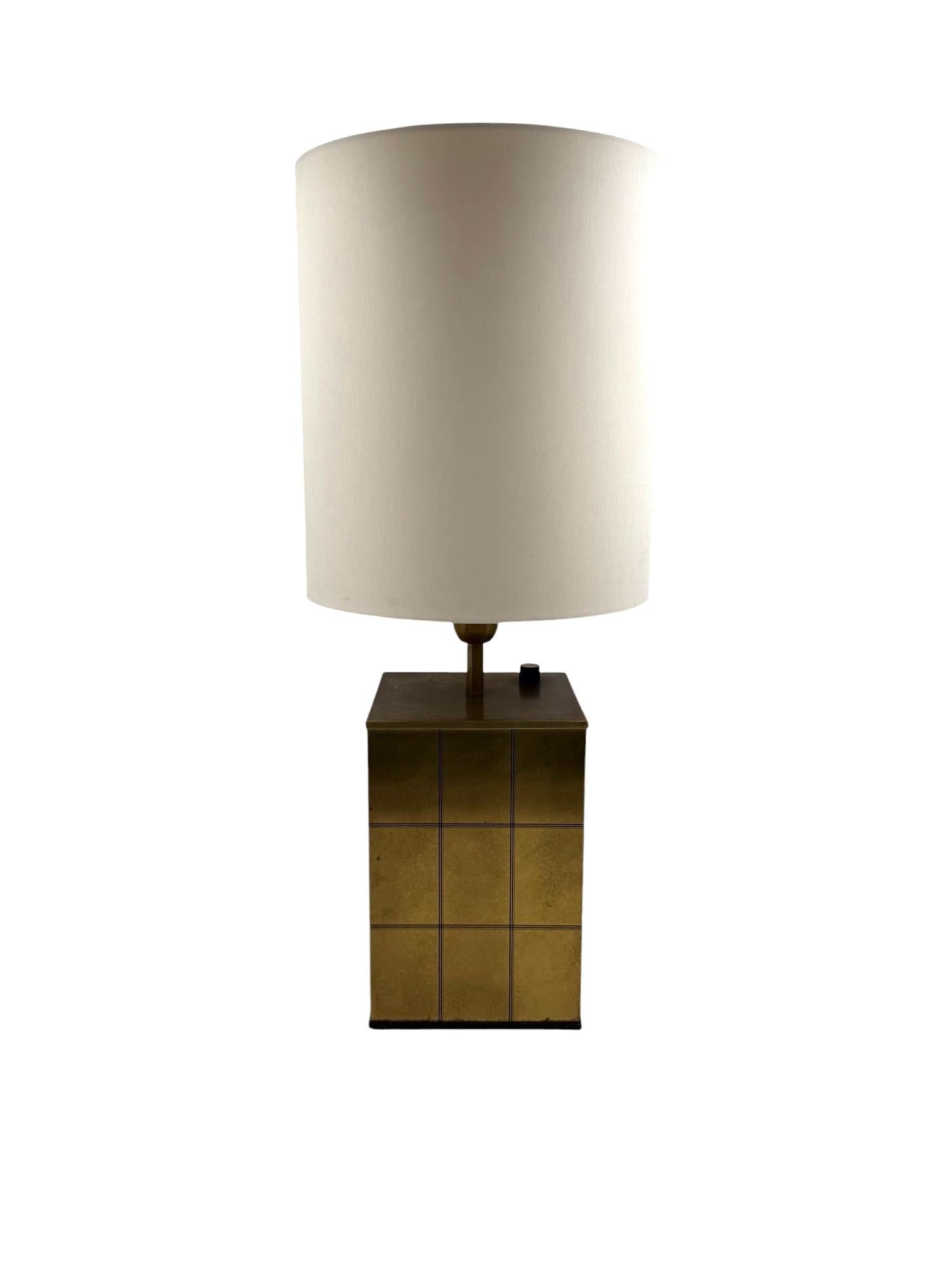 Hollywood regency brass table lamp base, Romeo Rega Italy, 1970s For Sale 4