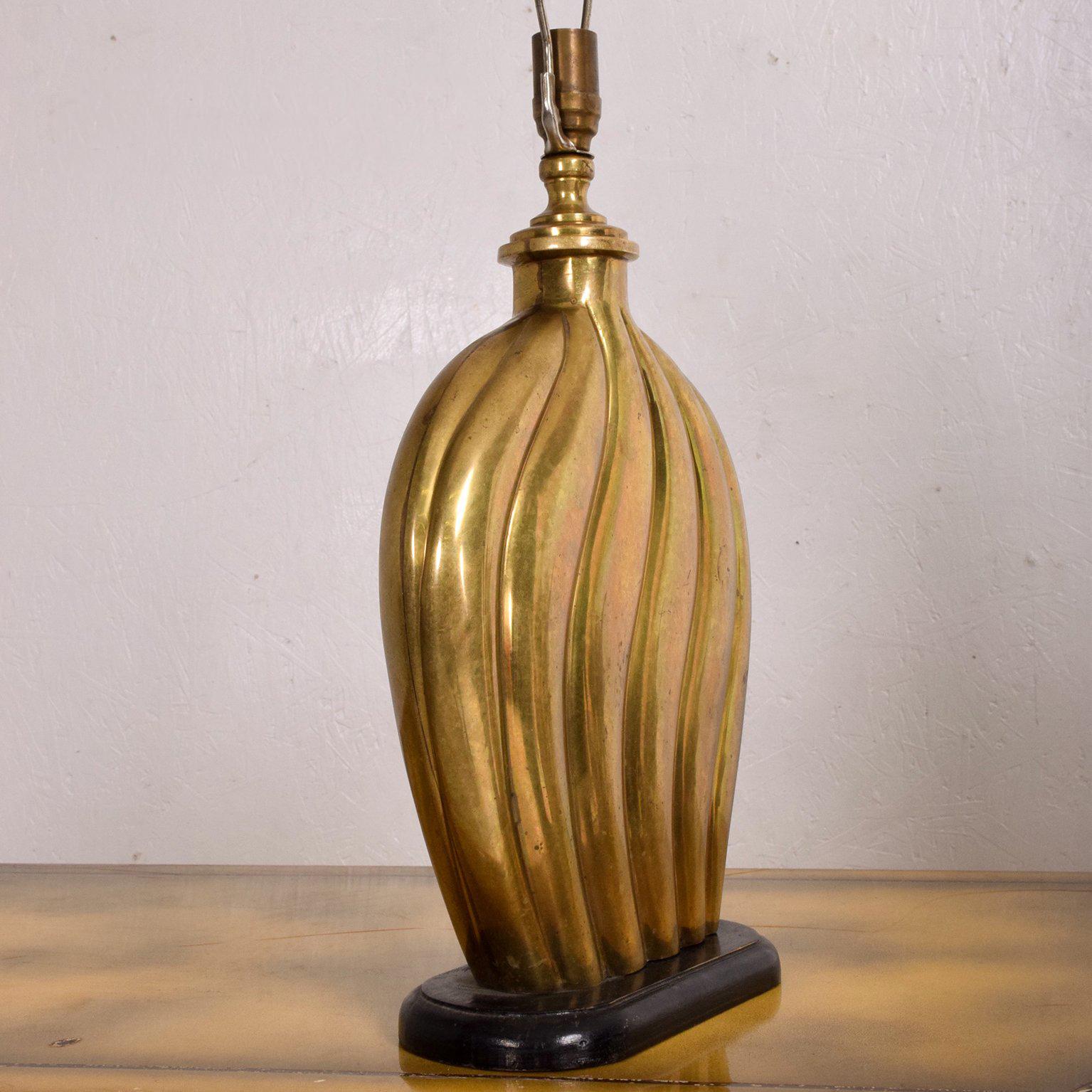 Hollywood Regency Brass Table Lamp 1