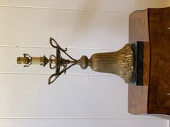 Lampe à glands en laiton Hollywood Regency de Chapman