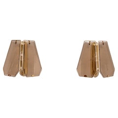 Hollywood Regency  Brass Wall lamps 1970s