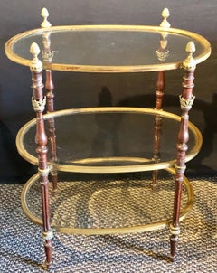 Hollywood Regency Bronze Dessert Stand, Étagère, Maison Jansen