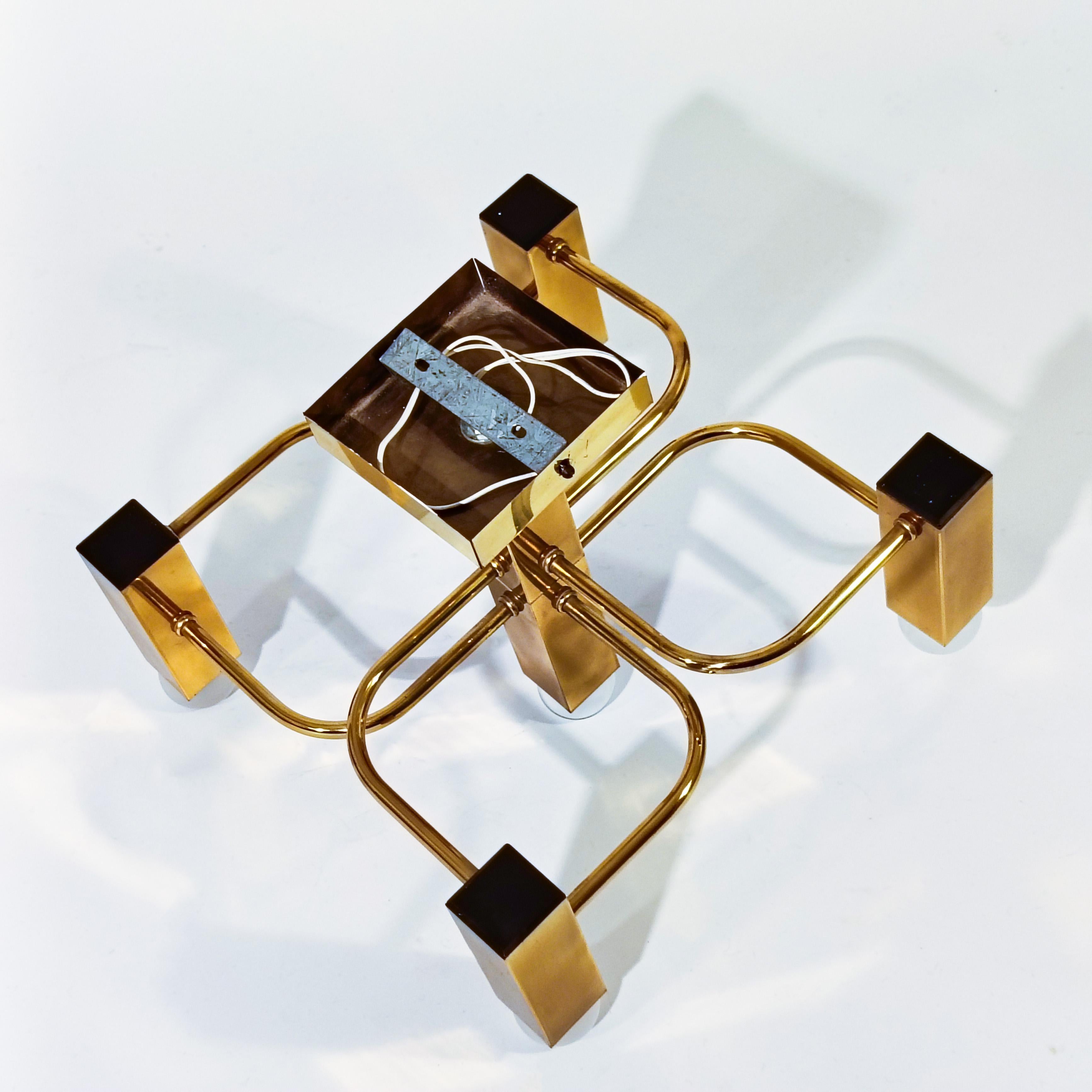 Hollywood Regency. Encastré de style brutaliste par Gaetano Sciolari, Italie, années 1970 en vente 6