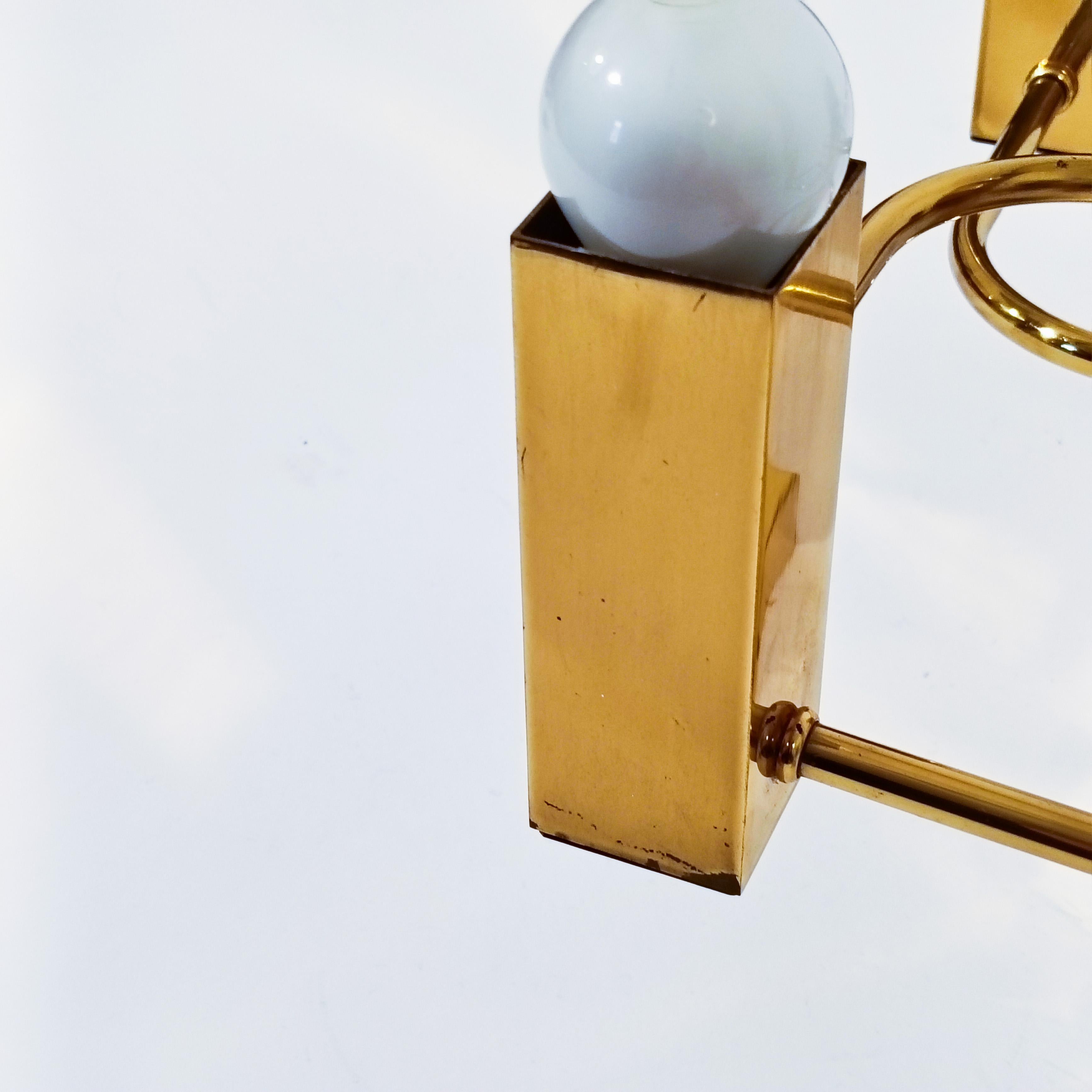 Hollywood Regency. Encastré de style brutaliste par Gaetano Sciolari, Italie, années 1970 en vente 8