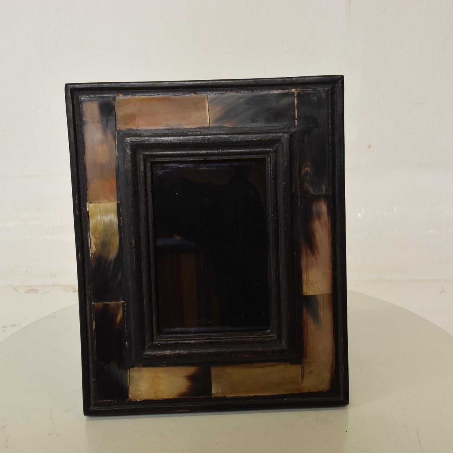 Late 20th Century Hollywood Regency Bull Horn Picture Frame