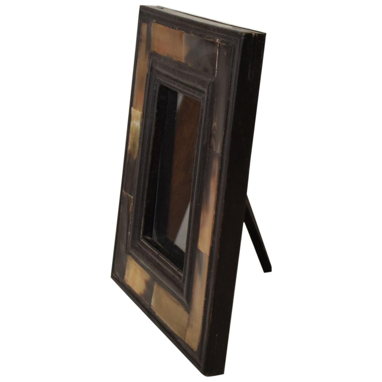 Hollywood Regency Bull Horn Picture Frame