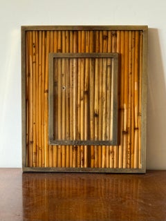 Marco canné Hollywood regency, estilo Gabriella Crespi Italia años 70