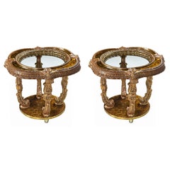 Hollywood Regency End Tables
