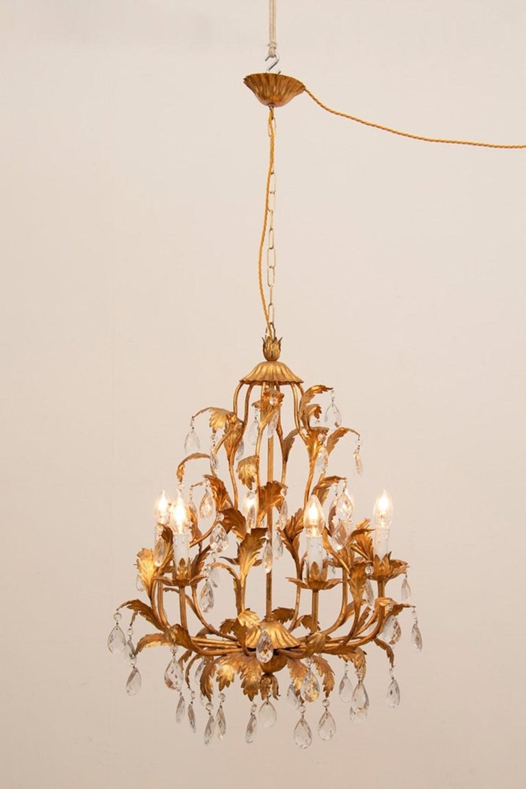 Hollywood Regency Chandelier at 1stDibs