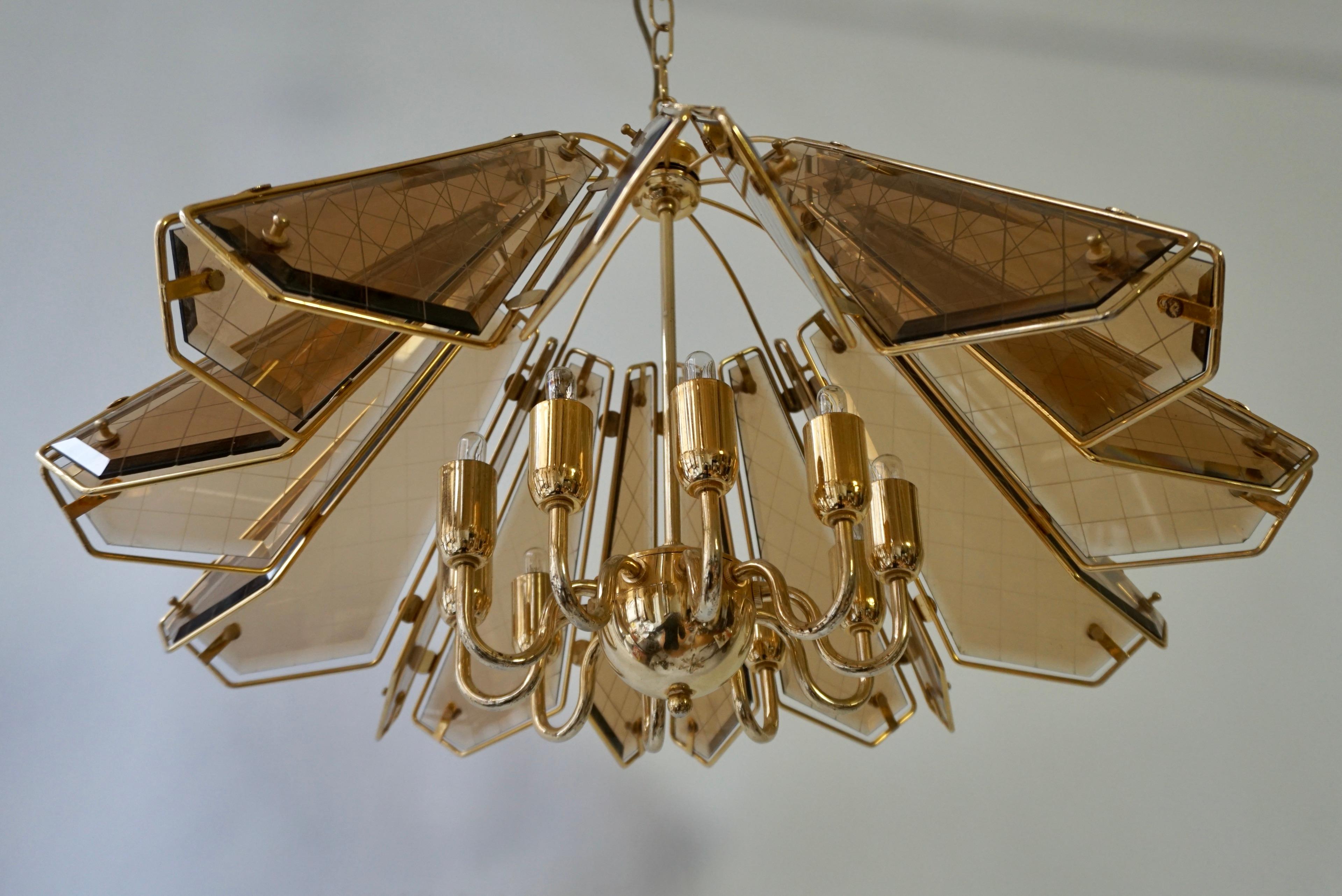 Hollywood Regency Chandelier In Good Condition For Sale In Antwerp, BE