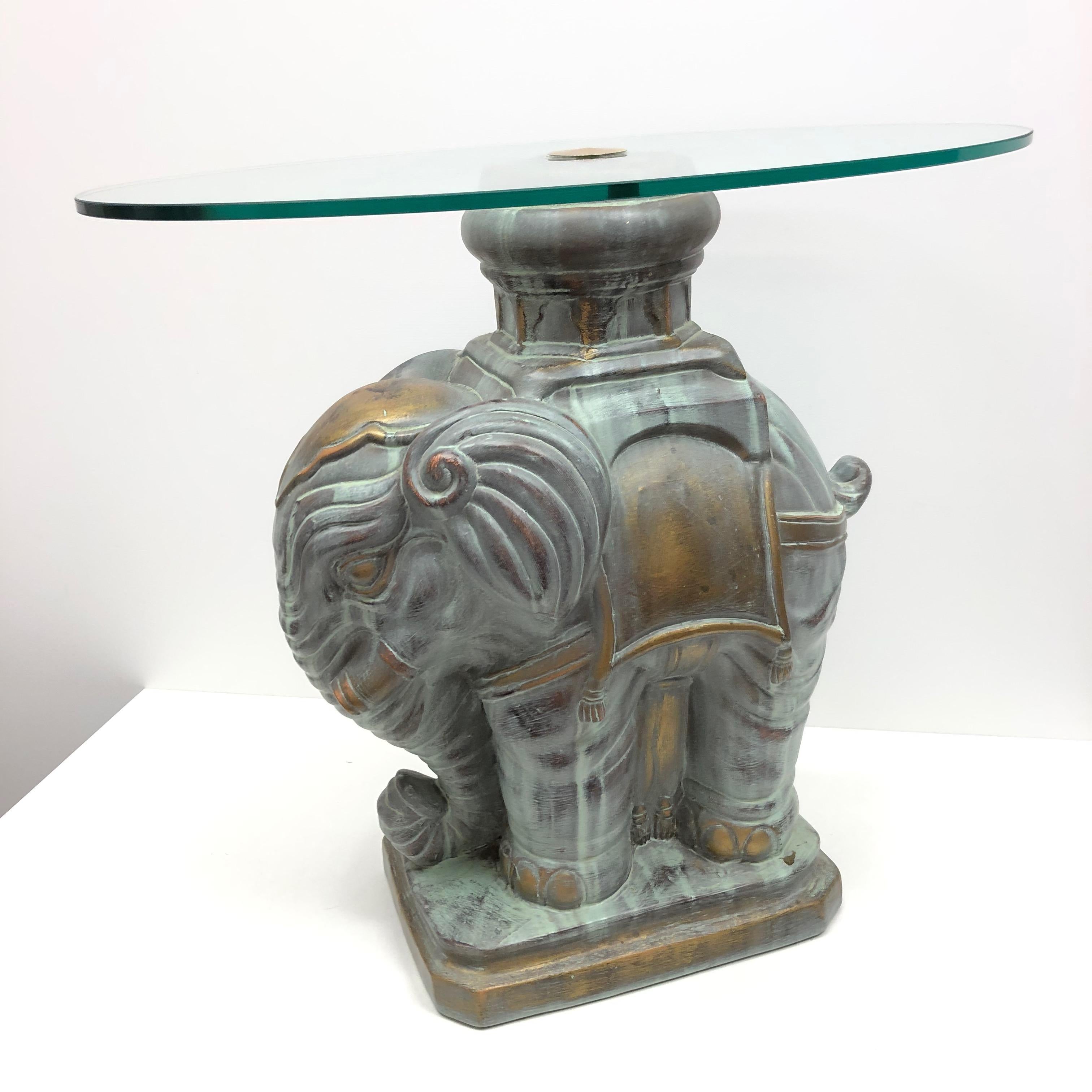 Hollywood Regency Chinese Elephant Side Table In Good Condition In Nuernberg, DE