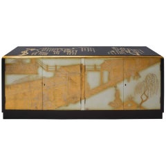 Hollywood Regency Chinoiserie Cabinet