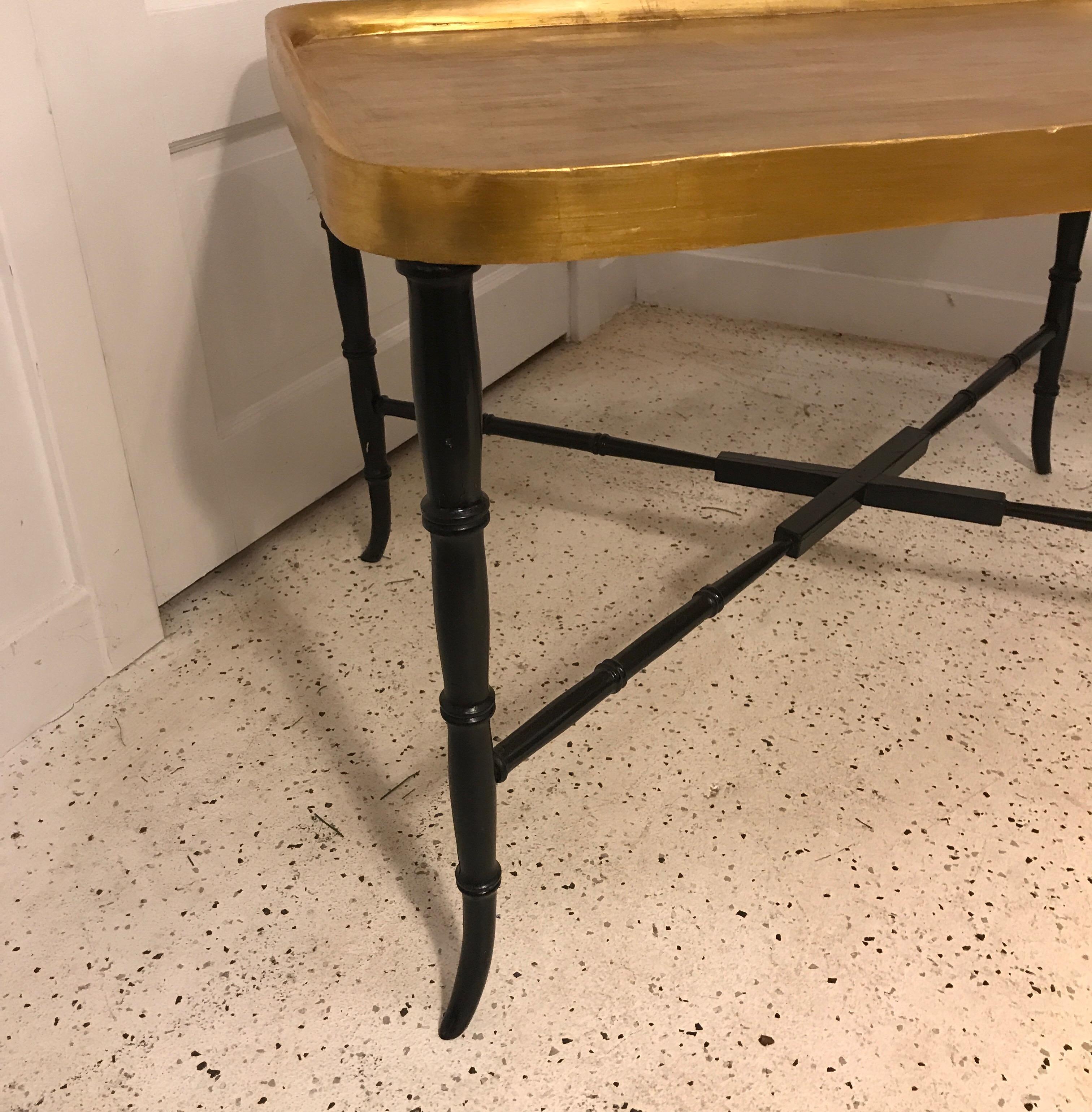 Italian Hollywood Regency Cocktail Table 1960's In Excellent Condition In Lambertville, NJ