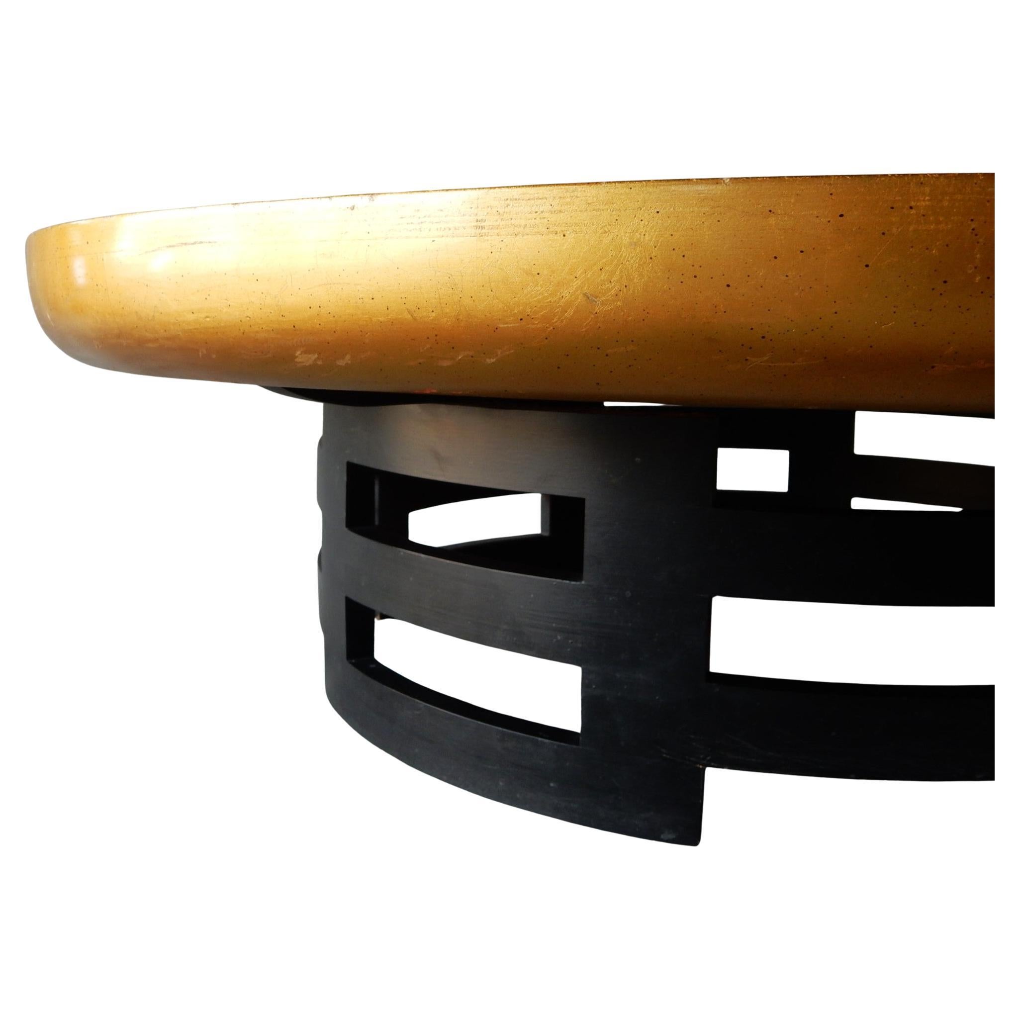 Américain Table basse Hollywood Regency de Muller & Barringer pour Kittinger en vente