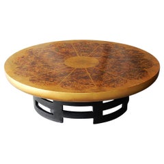 Mesa baja Hollywood Regency de Muller & Barringer para Kittinger