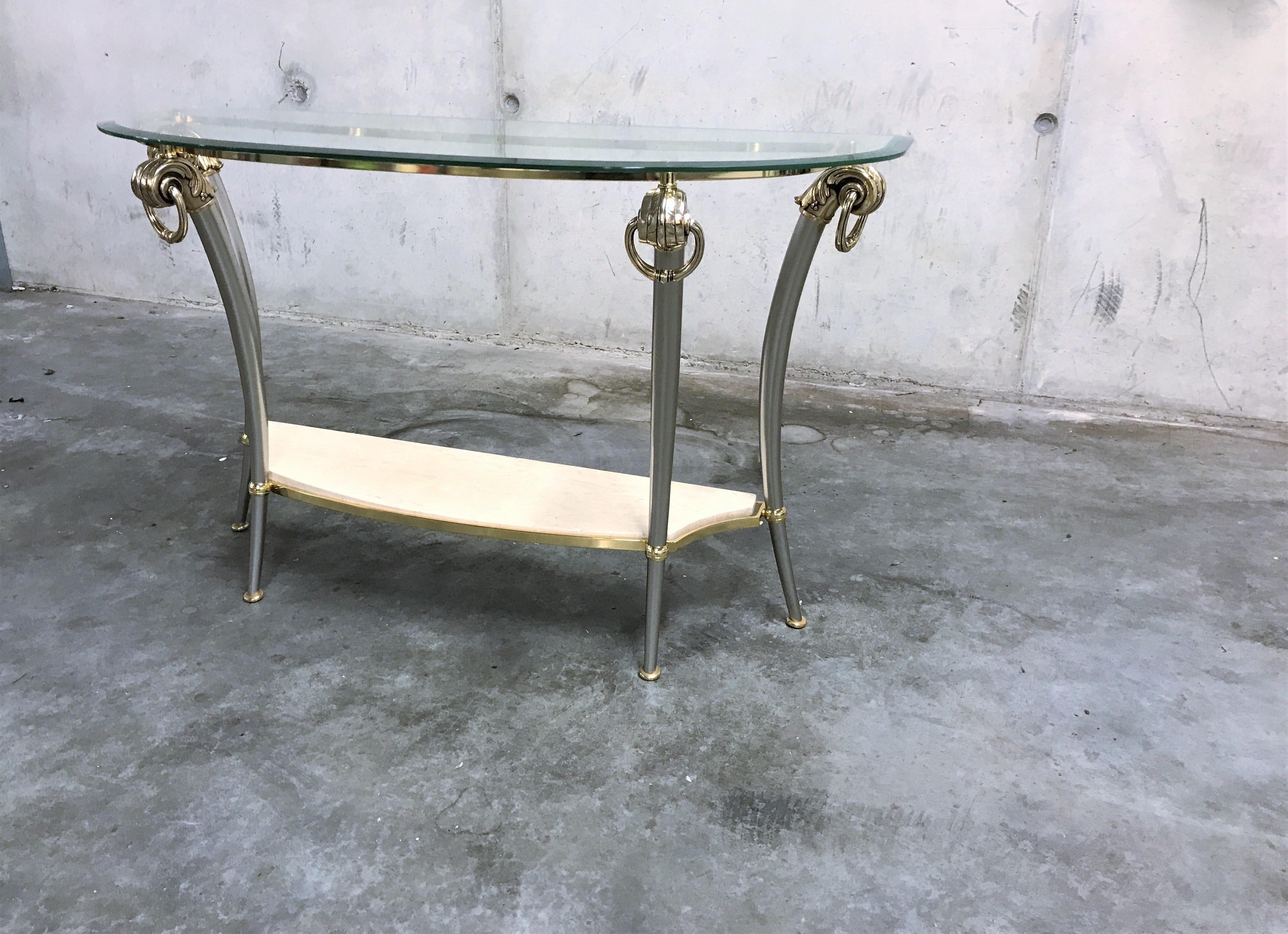 Hollywood Regency Console Table, 1970s In Excellent Condition In Leuven, Vlaams Gewest