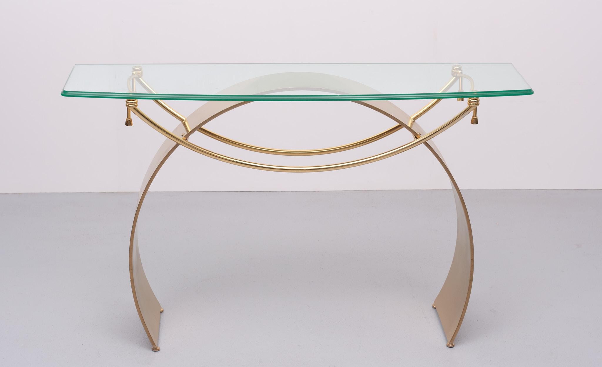 Hollywood Regency Console Table 1970s France For Sale 2