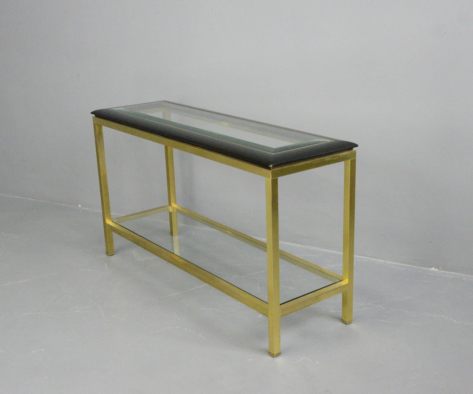 French Hollywood Regency Console Table, Circa 1970s