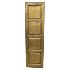 Hollywood Regency-Tür aus Eichenholz mit Kupfer umwickeltem Nagelkopf