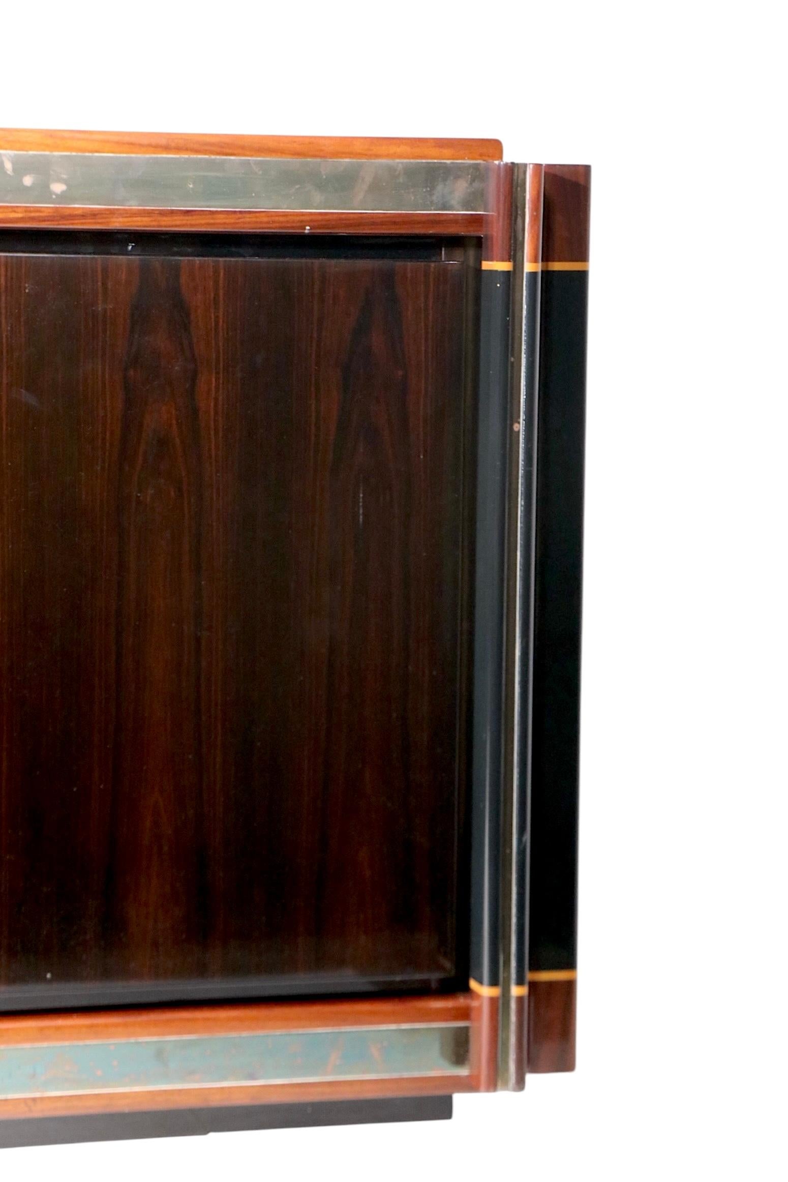 Hollywood Regency Credenza designed by Paolo Barracchia for Roman Deco c. 1984 For Sale 10