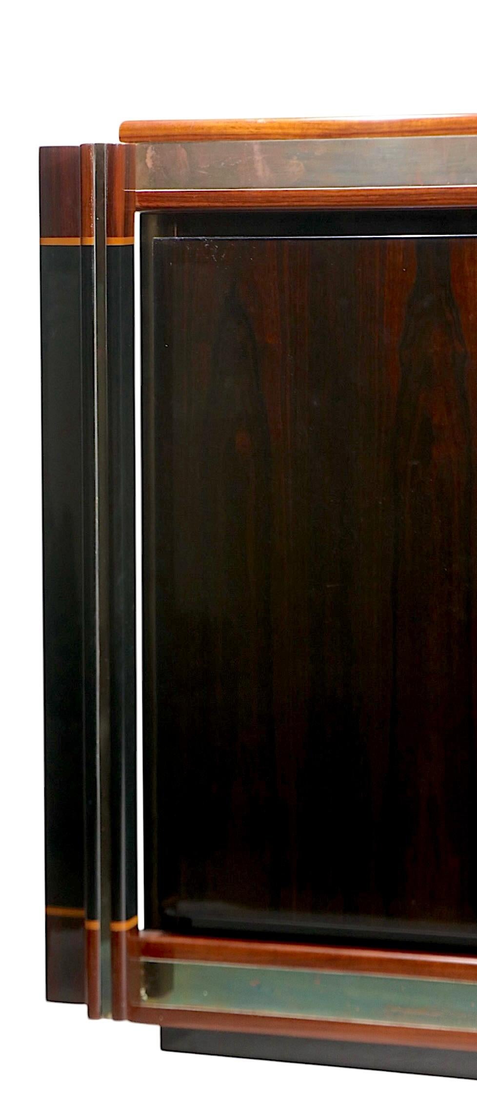 Hollywood Regency Credenza designed by Paolo Barracchia for Roman Deco c. 1984 For Sale 11