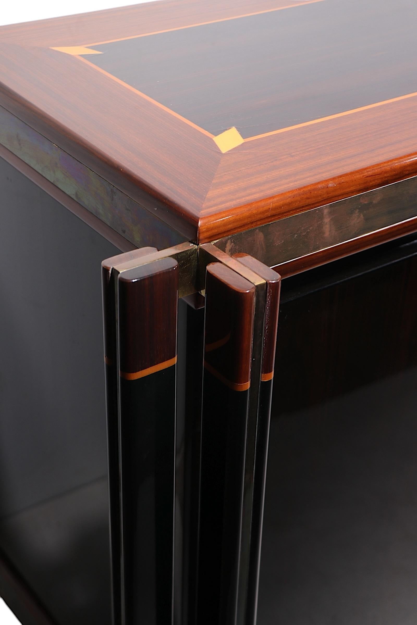 Hollywood Regency Credenza designed by Paolo Barracchia for Roman Deco c. 1984 For Sale 2