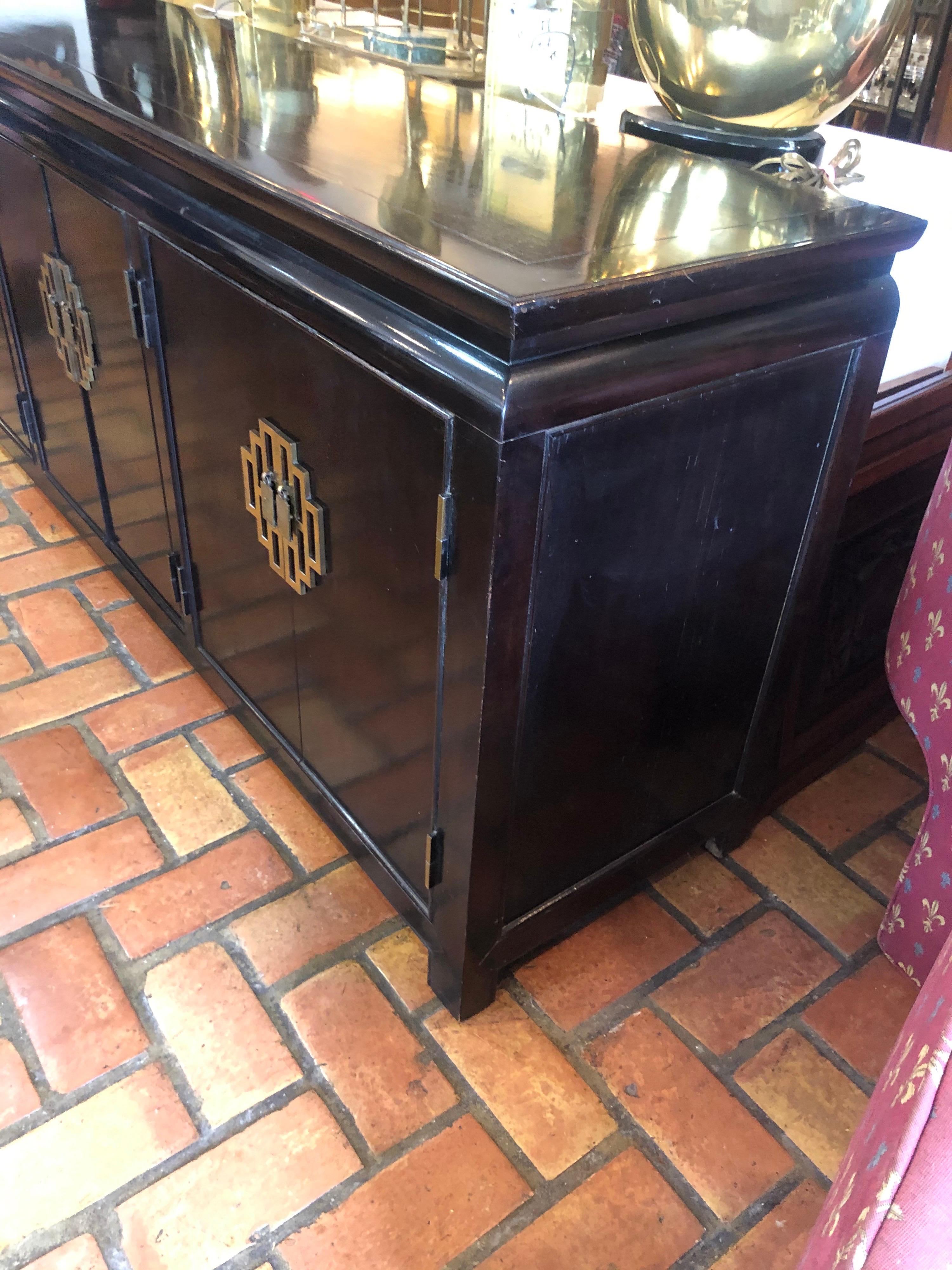 Hollywood Regency Credenza in the Style of James Mont 3