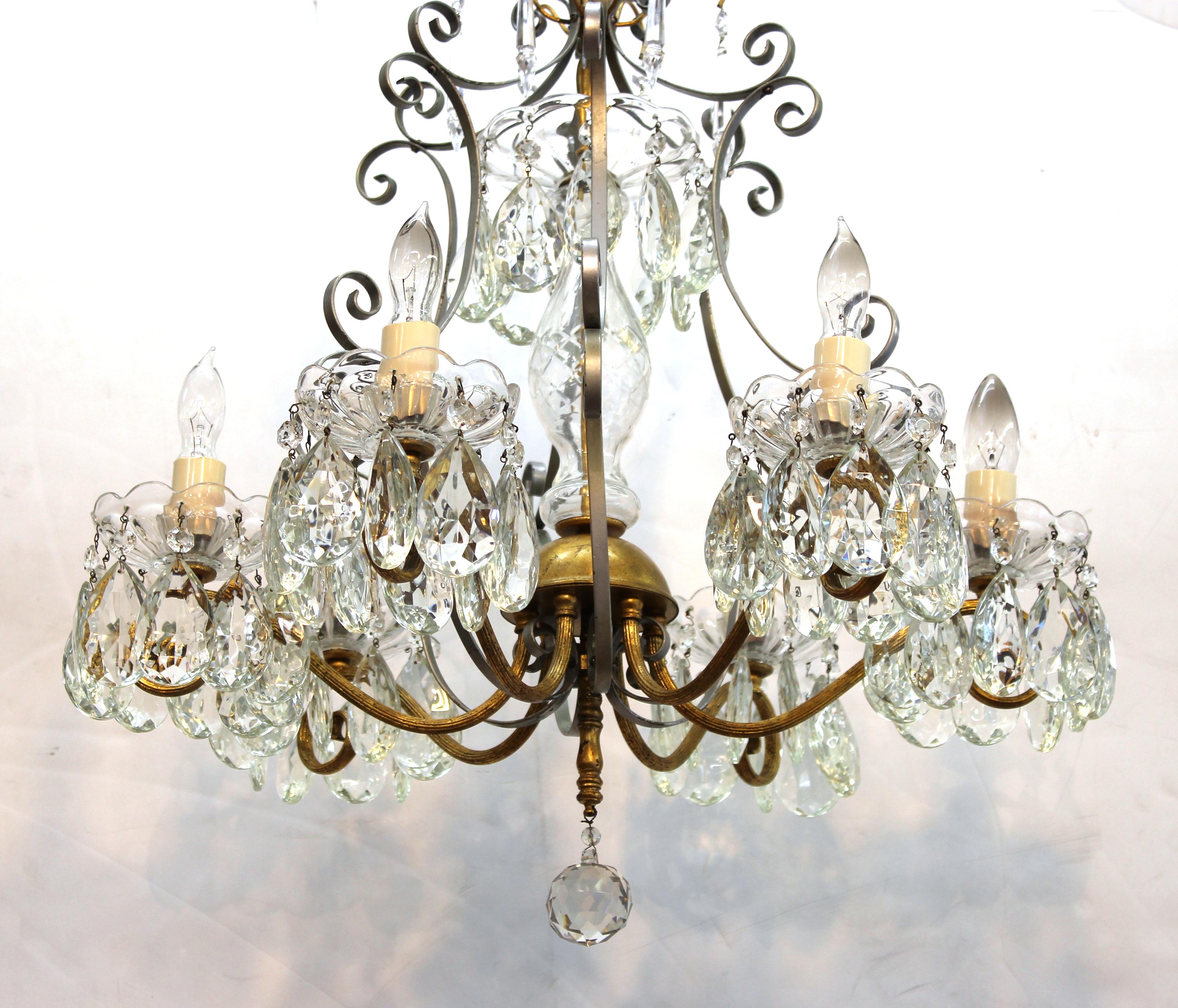 hollywood regency chandelier