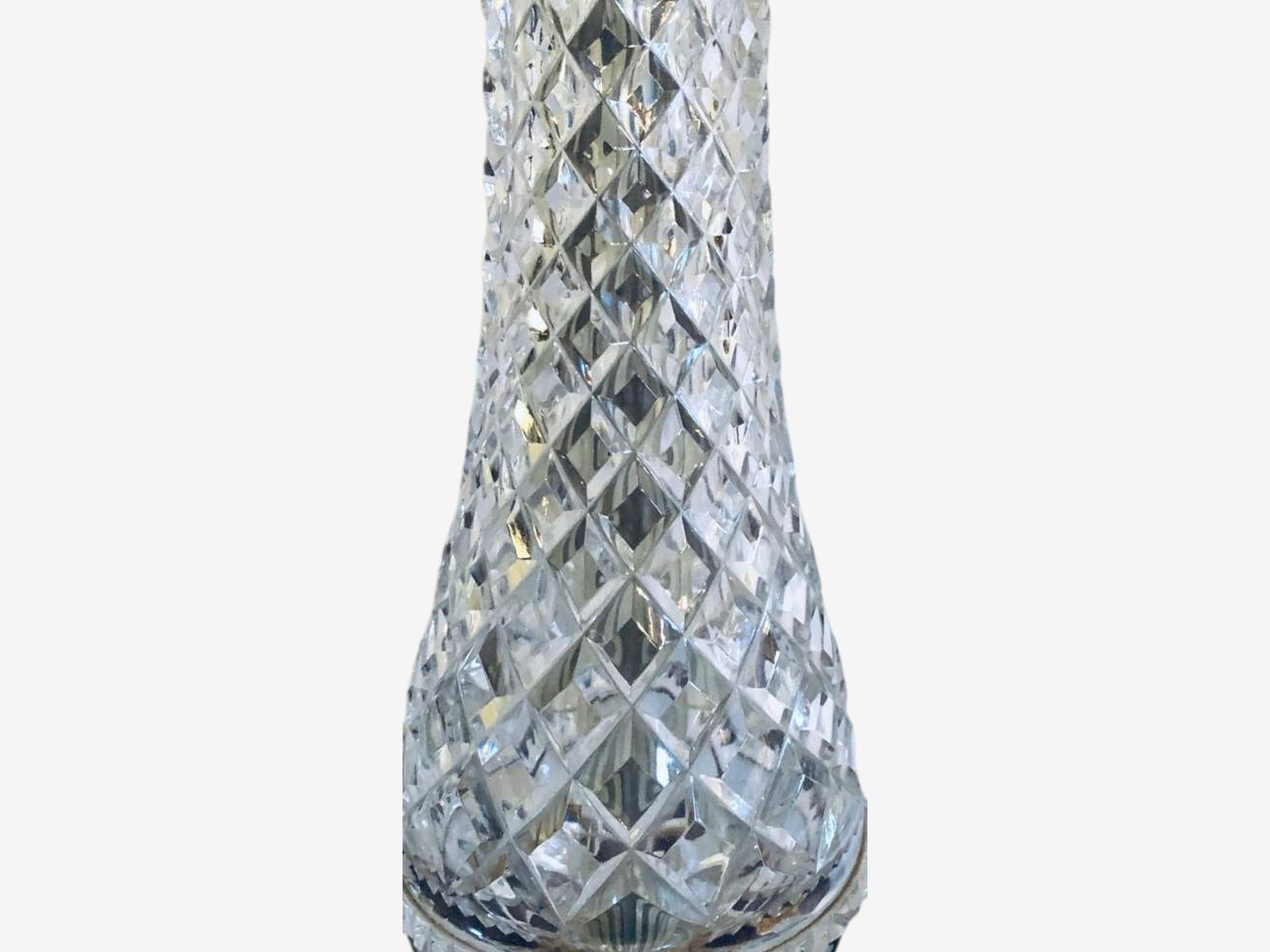 Hollywood Regency, Cut Crystal, Gilt Brass, Candelabras, France, 1930s For Sale 2