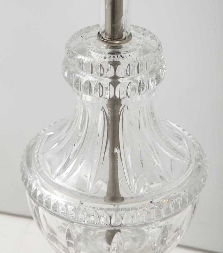 Hollywood Regency Cut Crystal Lamps For Sale at 1stDibs