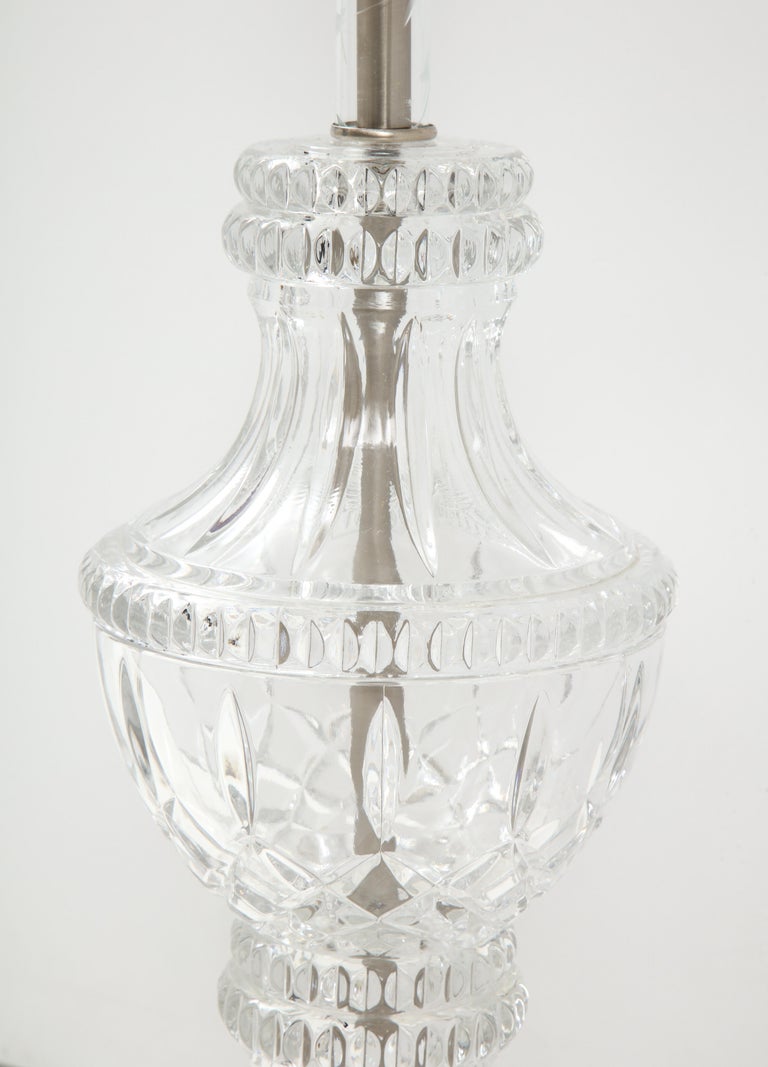 Hollywood Regency Cut Crystal Lamps For Sale at 1stDibs