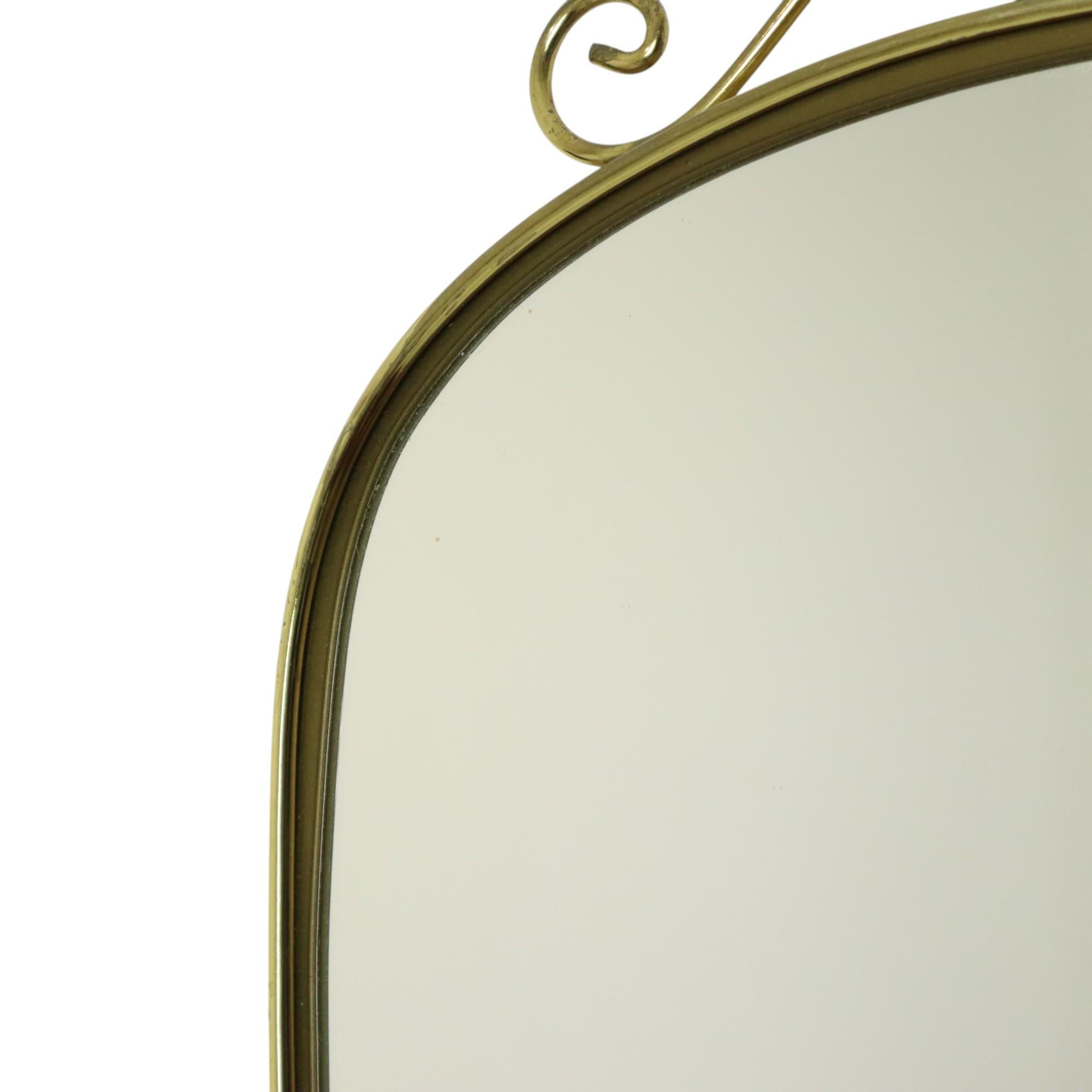 Hollywood Regency Deknudt Mirror With Crown 1960s For Sale 4