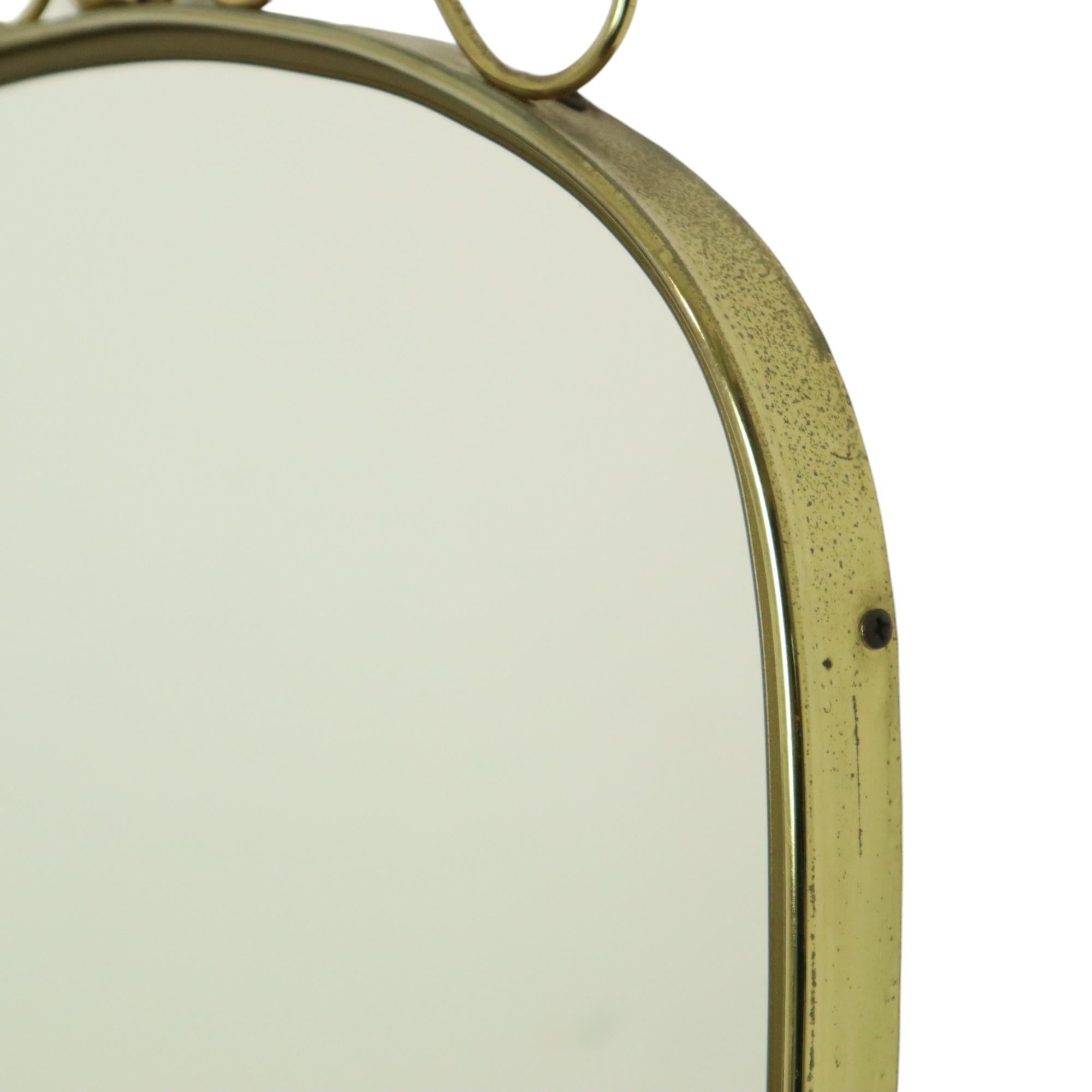 20th Century Hollywood Regency Deknudt Mirror With Crown 1960s For Sale