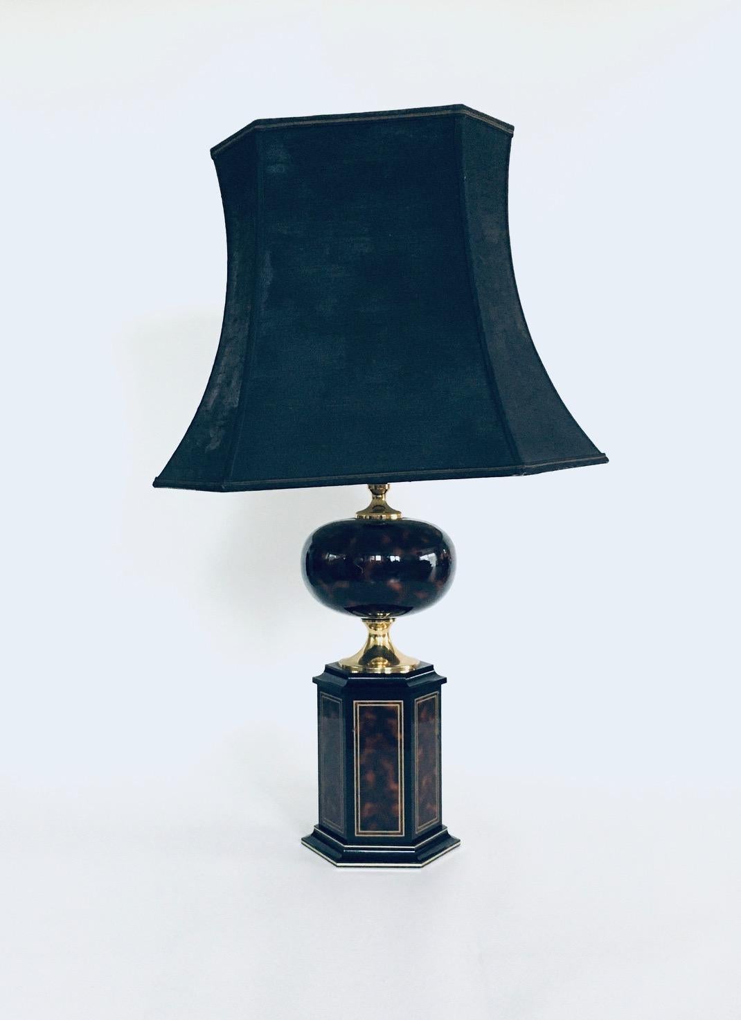 Vintage Hollywood Regency Style Design XL Table Lamp by Le Dauphin. Model 