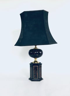 Hollywood Regency Design "NADYM" XL Table Lamp by Le Dauphin, France 1970's