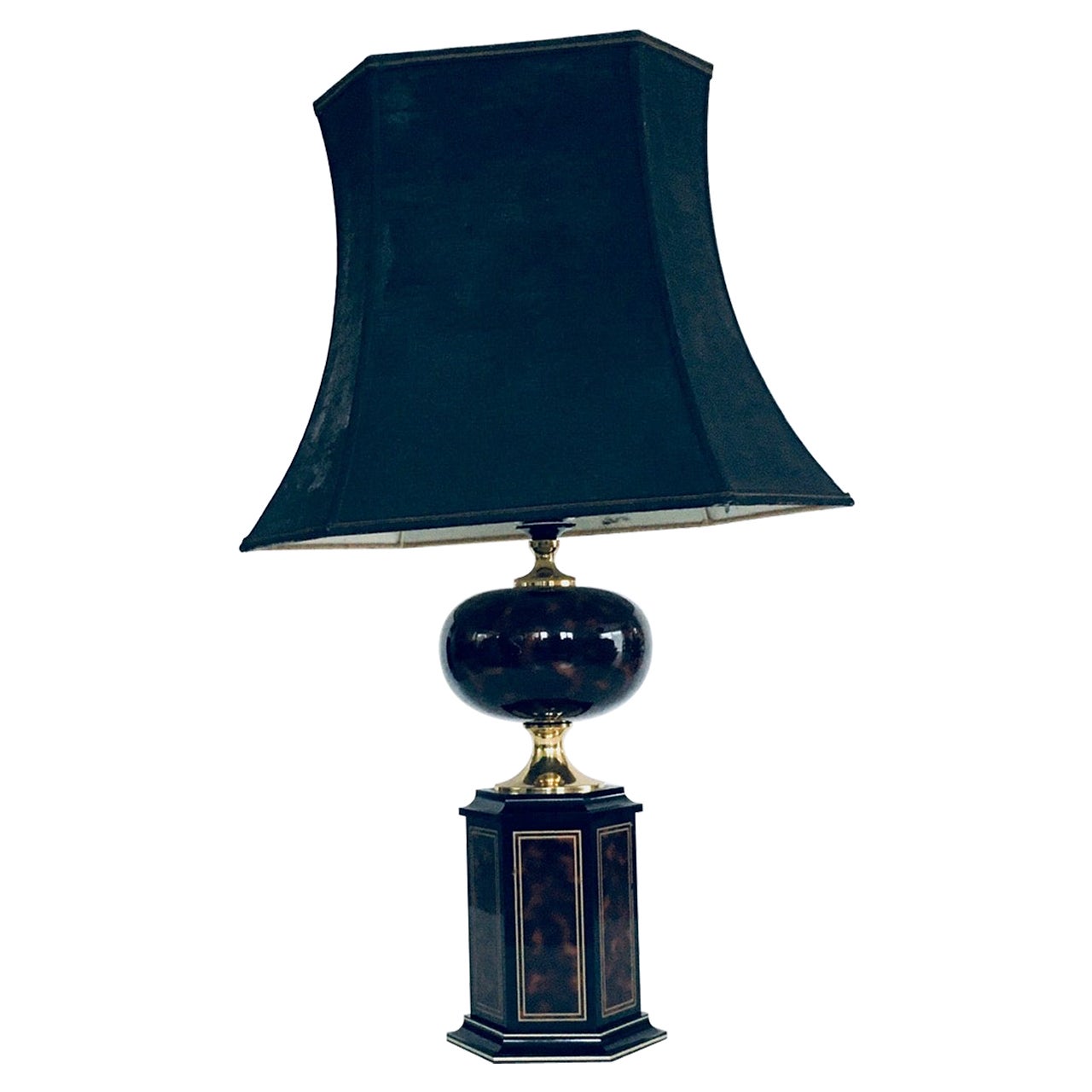 Lampe de table XL Hollywood Regency Design "NADYM" par Le Dauphin, France, années 1970 en vente