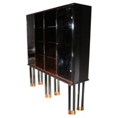 Hollywood Regency Display Cabinet designed by Paolo Barracchia for Roman Deco