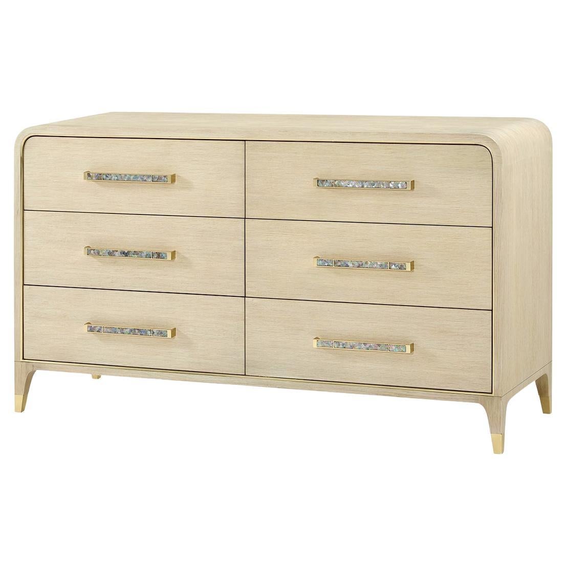 Hollywood Regency Dresser - Light Wood