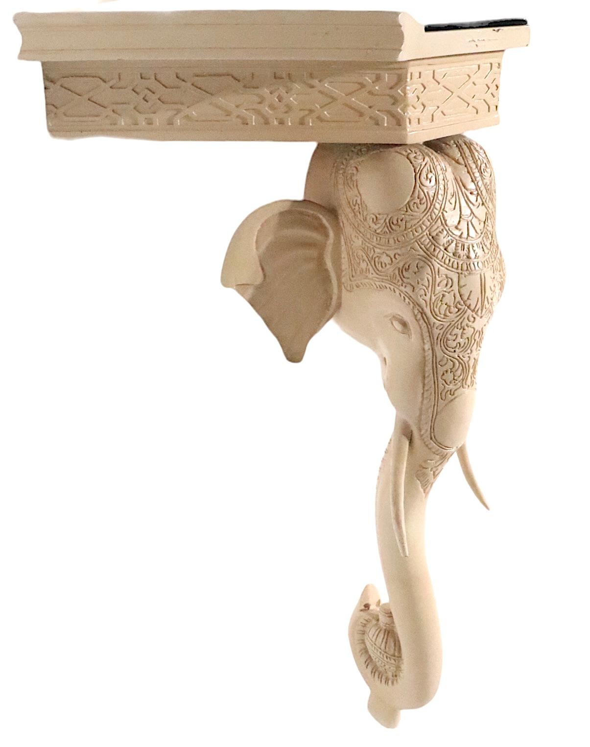Hollywood Regency Elephant Console att. to Gampel Stoll For Sale 4