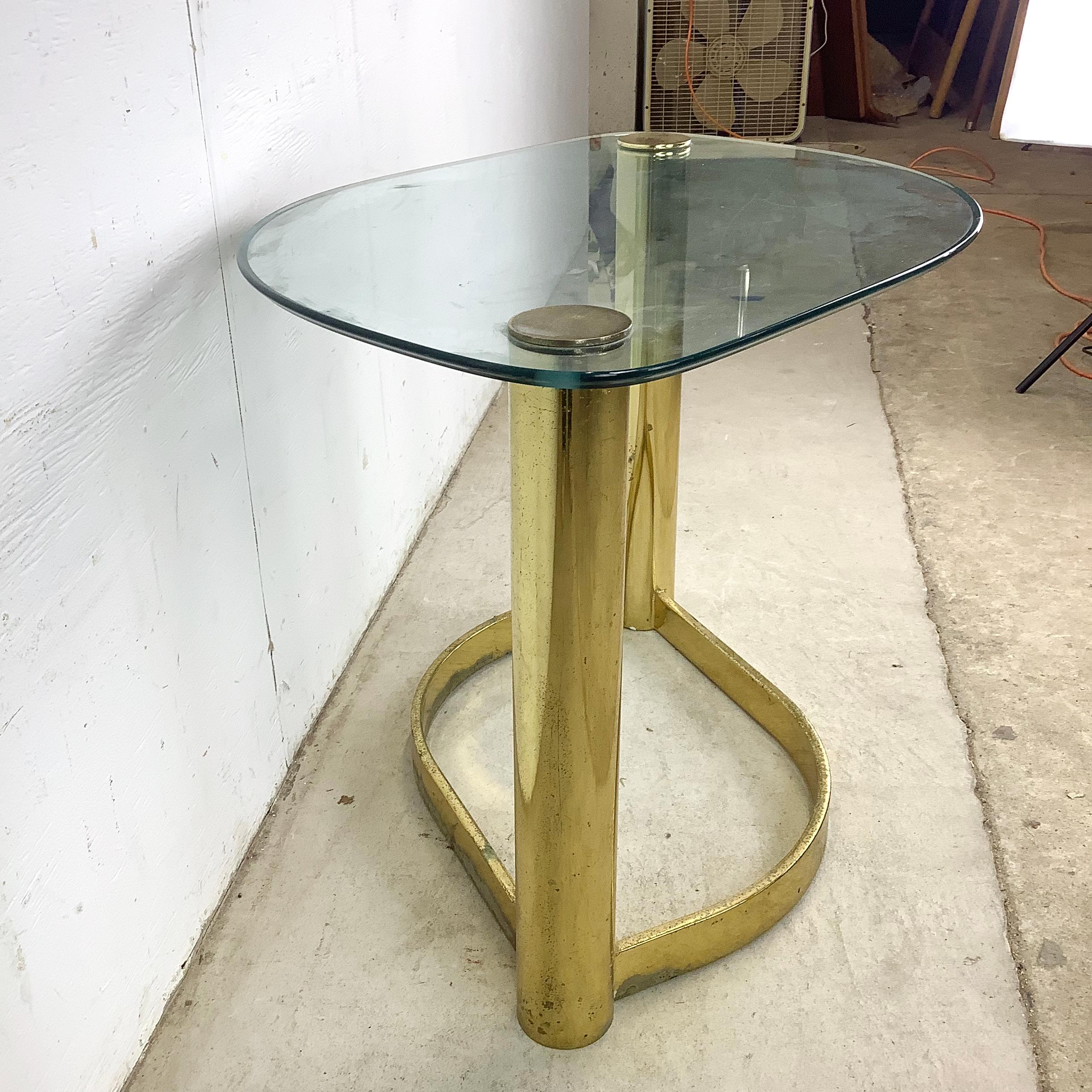 20ième siècle Table d'appoint Hollywood Regency d'après Leon Rosen en vente