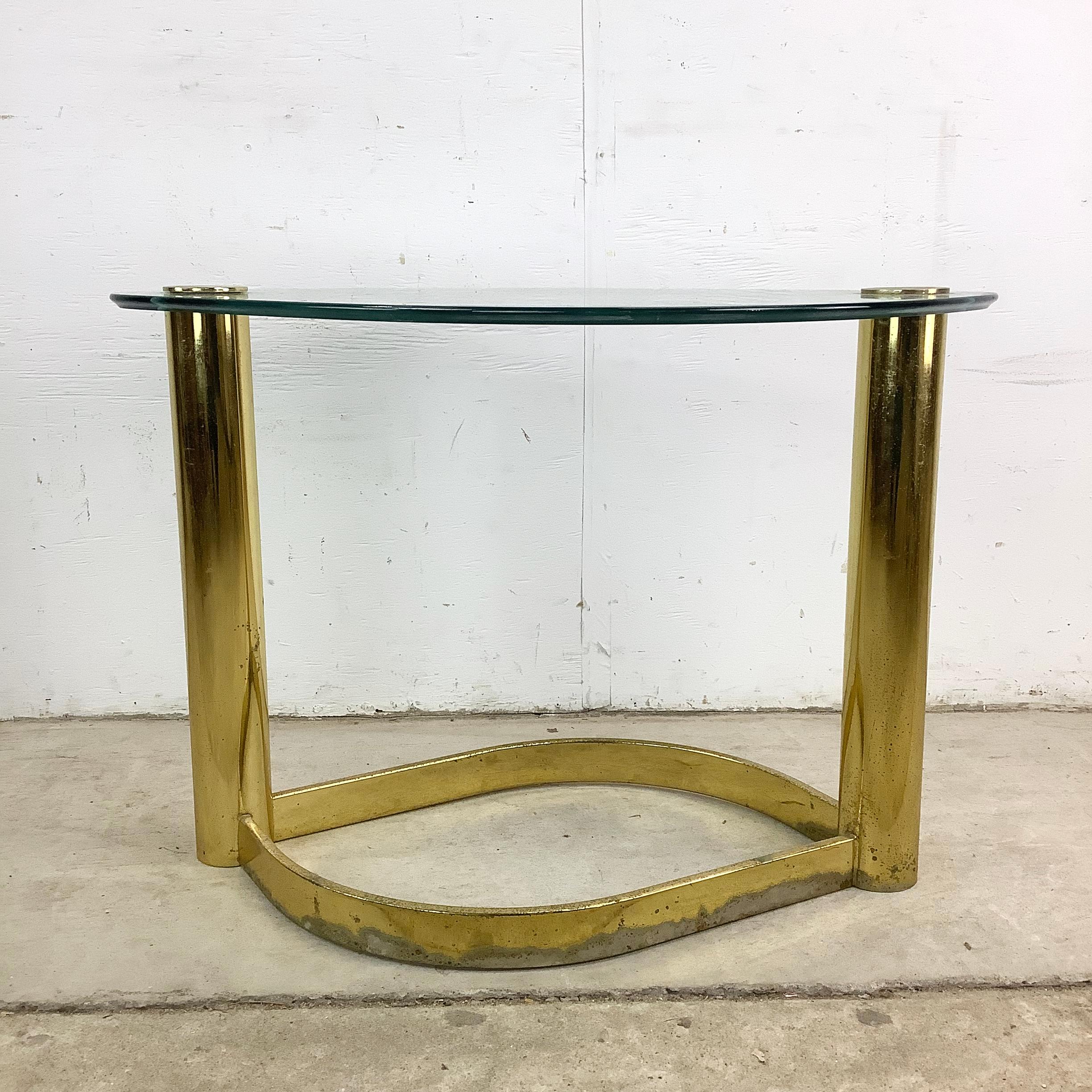 Table d'appoint Hollywood Regency d'après Leon Rosen en vente 2