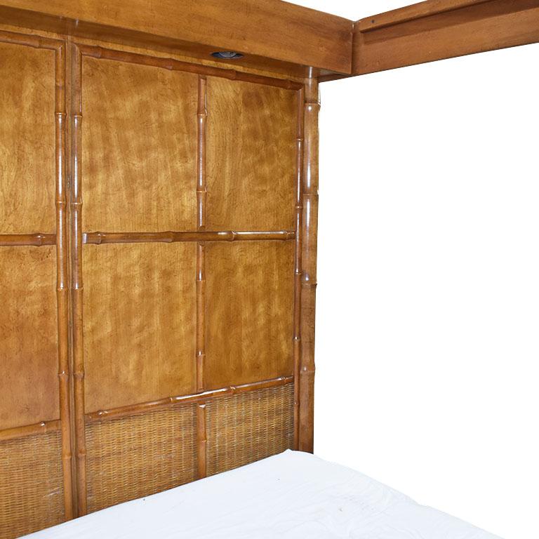 bamboo bed canopy