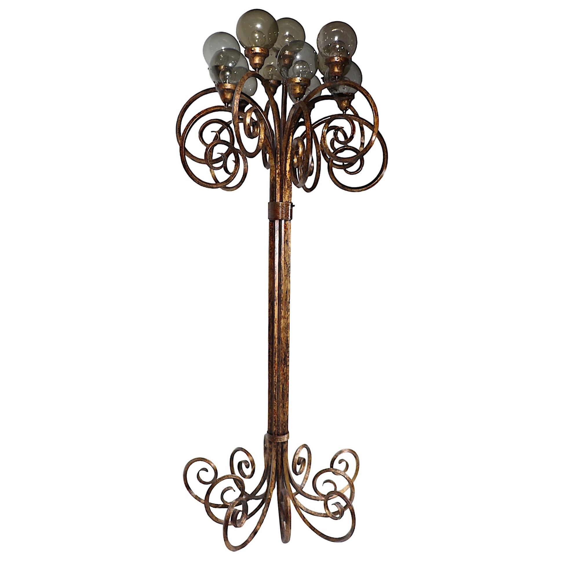 Hollywood Regency Floor Lamp by Phyllis Morris c 1960/1970's