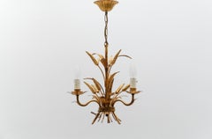 Hollywood Regency Flower Deckenleuchte von Hans Kögl, Deutschland, 1970er Jahre