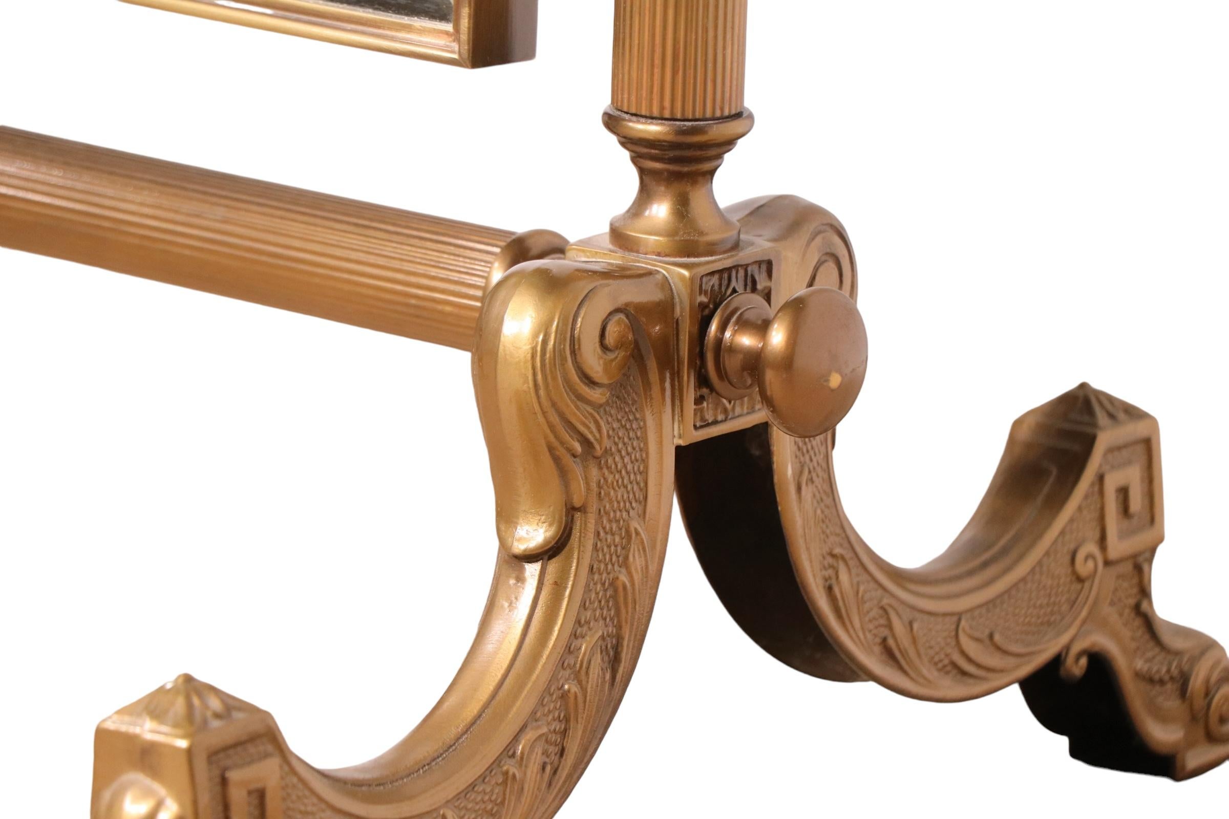Hollywood Regency Freestanding Cheval Mirror c 1970's 5